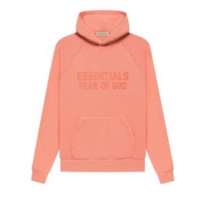 Essentials Fear of God Hoodie Coral Size Small
